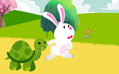 قصة السلحفاة والأرنب