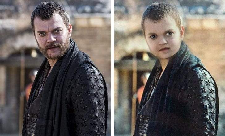 صور طريفة.. عندما تتحول شخصيات Game of Thrones إلى أطفال صغار