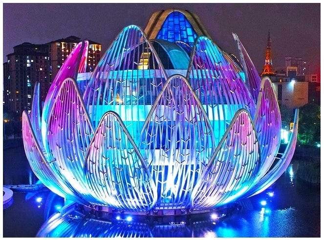 مبنى زهرة اللوتس في فوجين الصينية 