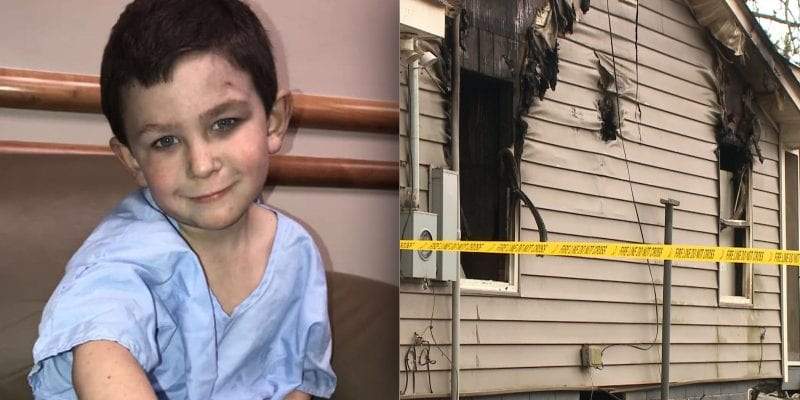 الطفل البطل.. كيف أنقذ ابن الـ5 أسرته من الموت بالمنزل المحترق؟