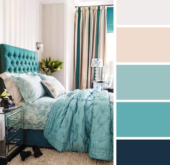 ألوان غرف نوم متناسقة بدرجات مثالية