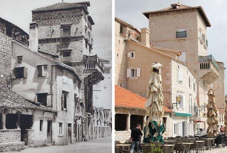 صور ملفتة لأشهر مدن أوروبية.. منذ 100 عام والآن