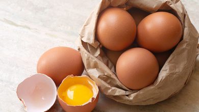 عدد السعرات الحرارية في البيض 