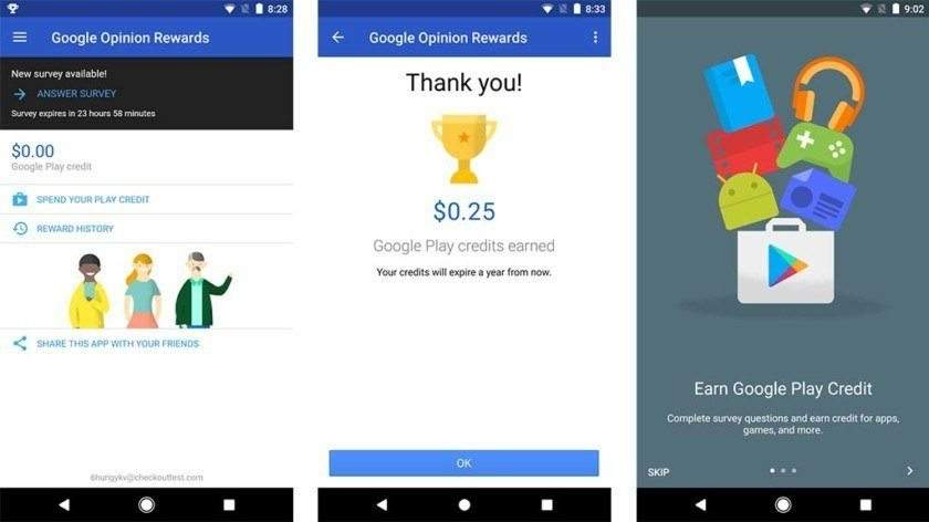 Google Opinion Rewards