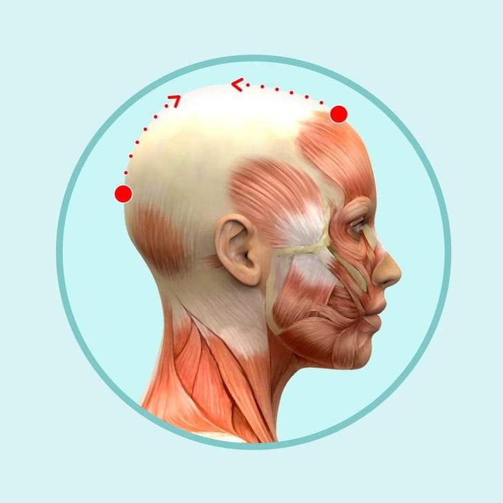 أسهل طرق تدليك الرأس للوقاية من تجاعيد الوجه