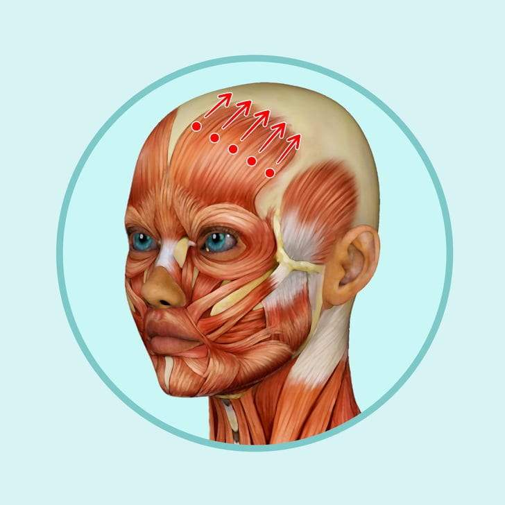 أسهل طرق تدليك الرأس للوقاية من تجاعيد الوجه