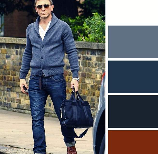 صور لأفضل ألوان ملابس متناسقة للرجال