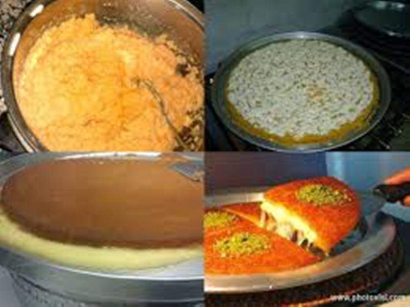 طريقة تحضير الكنافة النابلسية بالمنزل الكنافة النابلسية