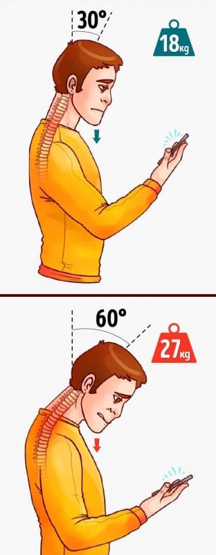 كيفية استخدام الهاتف دون تدمير وضعية الجسم