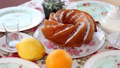 طريقة عمل كيك الليمون الرطبة