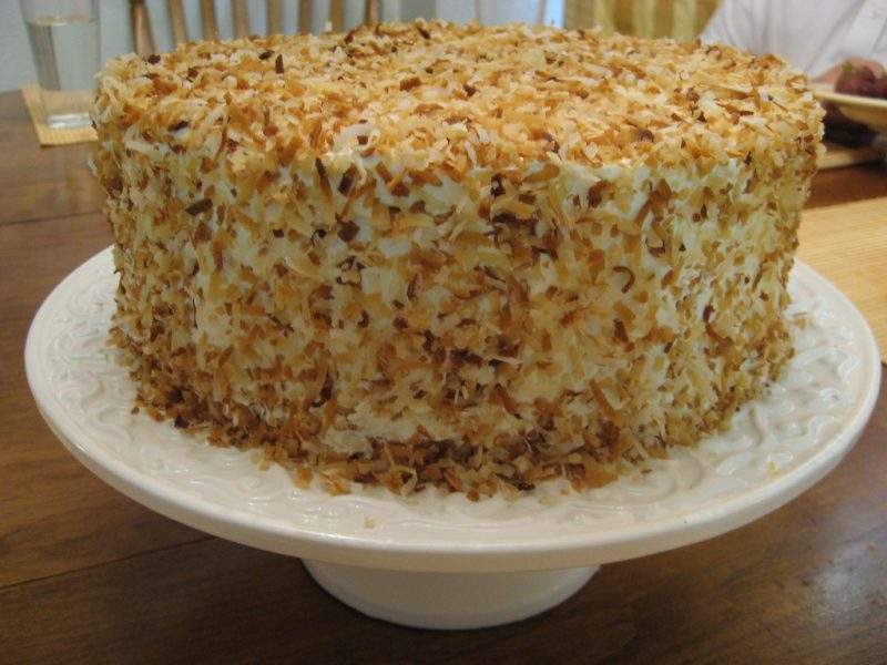 طريقة عمل كيكة جوز الهند