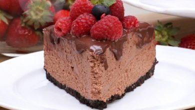 طريقة عمل التشيز كيك بالشوكولاتة