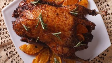 طريقة عمر البط بالبرتقال