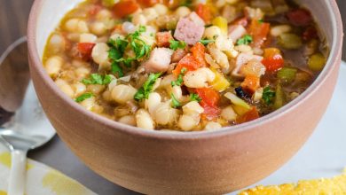 طريقة عمل شوربة الفاصوليا البيضاء