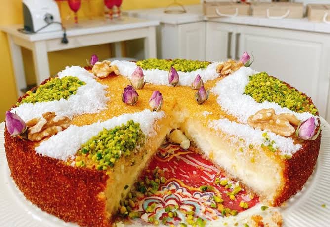 طريقة عمل البسيمة باللبن والسميد طريقة عمل البسيمة باللبن والسميد