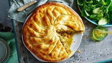 طريقة عمل فطيرة الدجاج 