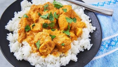 طريقة عمل دجاج بالكاري والكريمة 