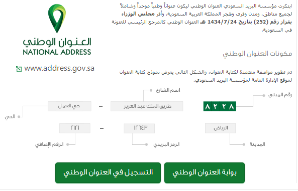 طريقة تحديث العنوان الوطني بأبشر