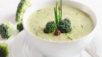 طريقة عمل شوربة البروكلي بالكريمة